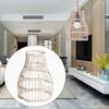 Lampshade for Home Wicker Lamp Shade Rustic Cover Rattan Vintage Chandelier