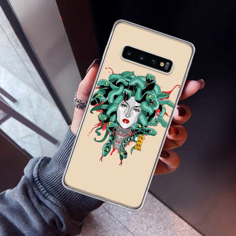 Medusa Greek Mythology Phone Case For Samsung Galaxy S26 S25 Edge S24 S23 Ultra S22 Plus S21 S20 FE Soft TPU Back Cover Funda Ga