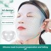 1pcs Silicone Ear Hanging Face Mask Cover Reusable Moisturizing Face Shield Double Absorption Anti Evaporation Mask Protective Cover