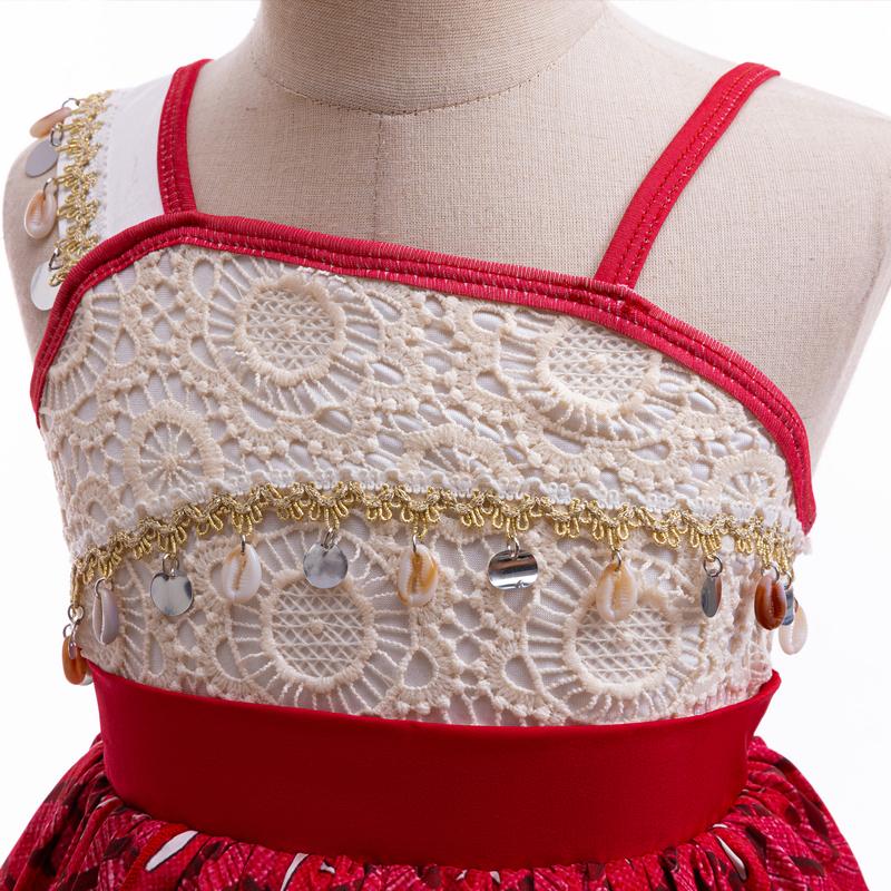 Newest Movie Princess Moana 2 Dress Girls Cosplay Vaiana Carnival Party Ocean Adventure Costume Kids Fancy Clothes Outfit