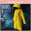 Прочный костюм для косплея Little Nightmares 2 Six, желтая куртка для Хэллоуина