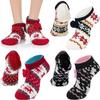 Non-slip Women Slipper Socks Cosy Fluffy Bed Socks with Grippers for Winter Home Size 4-7