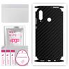 apgo Protective Skin Sticker for the Back+sides Compatible with Huawei P30 Lite, Full Wrap Film, Foil, Vinyl - Pattern Carbon Black