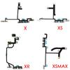 Volume Button Silent Switch Flex Cable For iPhone 6 6P 6s 7 7P 8 Plus X XR XS Xs Max Replacement With Brackets Preinstalled