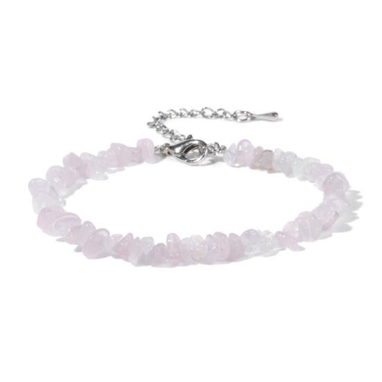 Women Bracelet Irregular Beads Decor Adjustable Length Non-fading Bracelet Wrist Jewelry Versatile