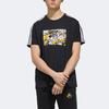 Adidas Neo T Shirts Men's Black Crew Neck Moderate Straight Fit GK5871