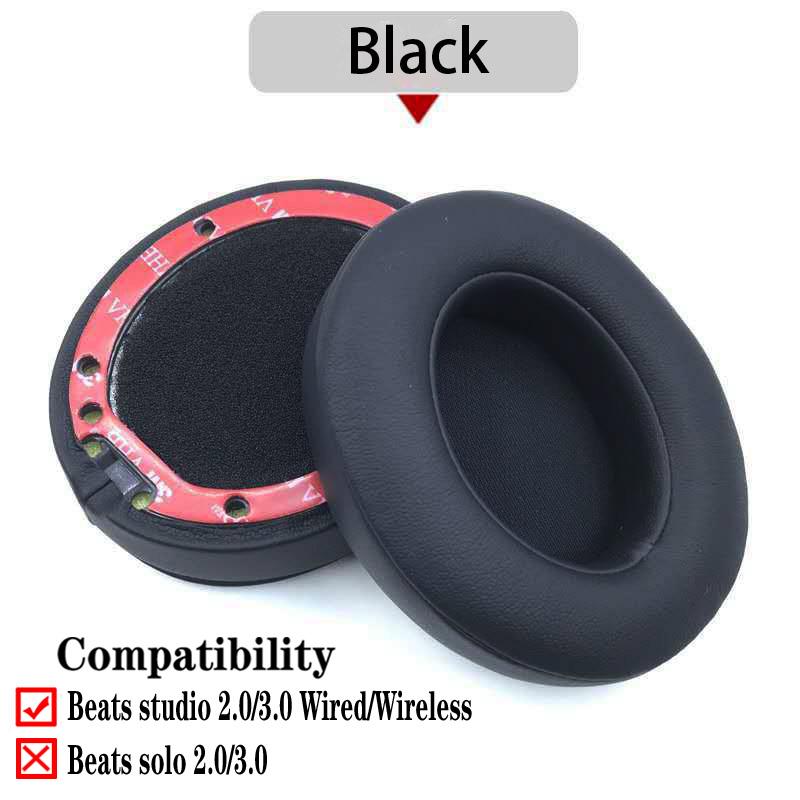 For Beats Studio Replacement Earpads Cushions Professional Customized Ear Pad Fits Studio 3 Wired/Wireless & Studio 2 Wireless
