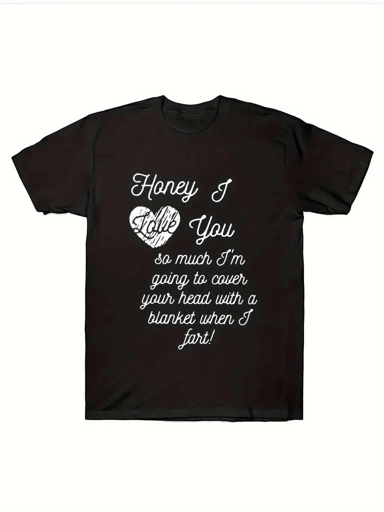 Unique I Love To Fart Graphic Print Crew Neck Short Sleeve TShirt for Unisex Comfortable Breathable and Fashionable Casual Wear
