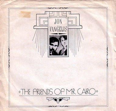 7-дюймовая пластинка JON VANGELIS The Friends Of Mr. Каир PDS2176 Polydor 1981 Канада Танцевальная Электроника Б/у
