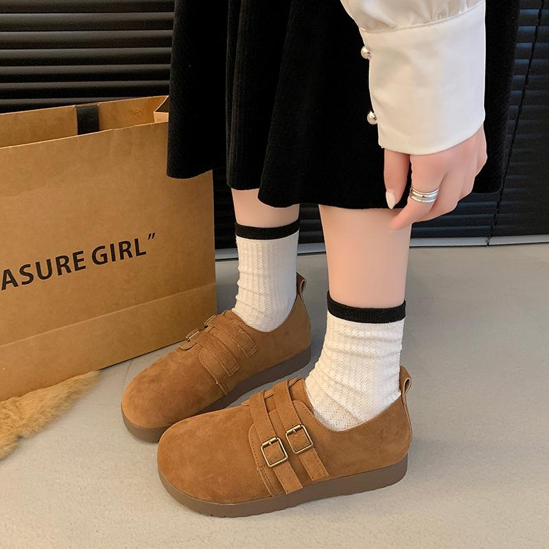 Zapatillas Platform Retro Shoes for Women New Round Toe Casual Shoe Lazy Comfort Flat Shoe Luxury Women Sneakers Loafers