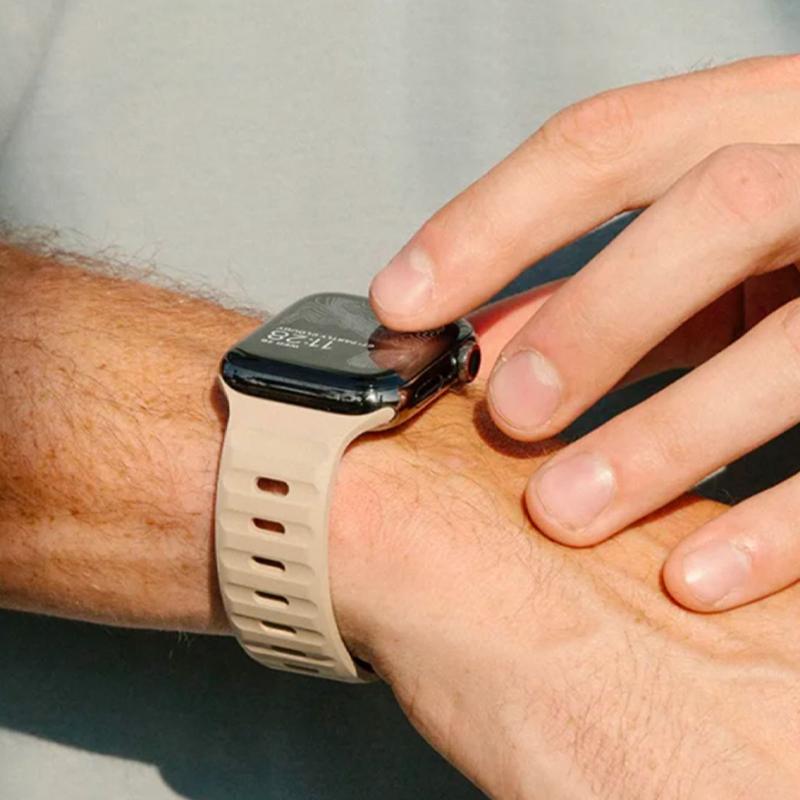 Ремешок Для Apple Watch Браслет 44мм 49мм 45мм 46 42мм 40мм 41мм спортивный Силиконовый браслет correa iwatch Серия 7 6 3 se 8 9 10 ultra 2