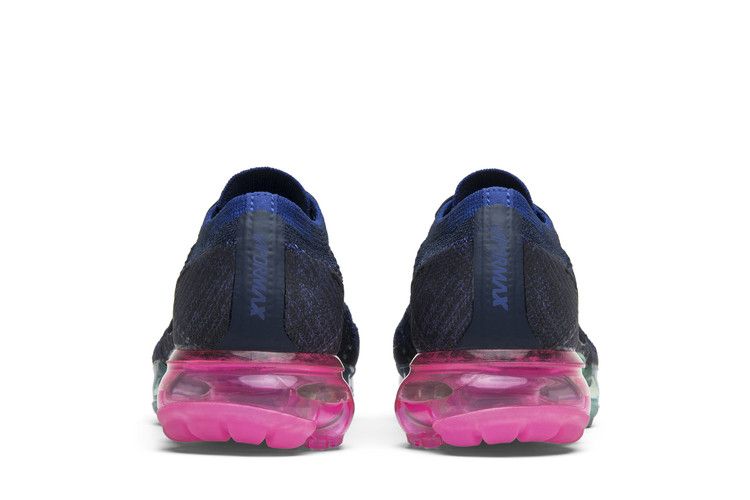 Женские кроссовки Nike Air VaporMax Be True (2017) (Женский) Глубокий королевский синий/Белый-Конкорд-Розовый взрыв