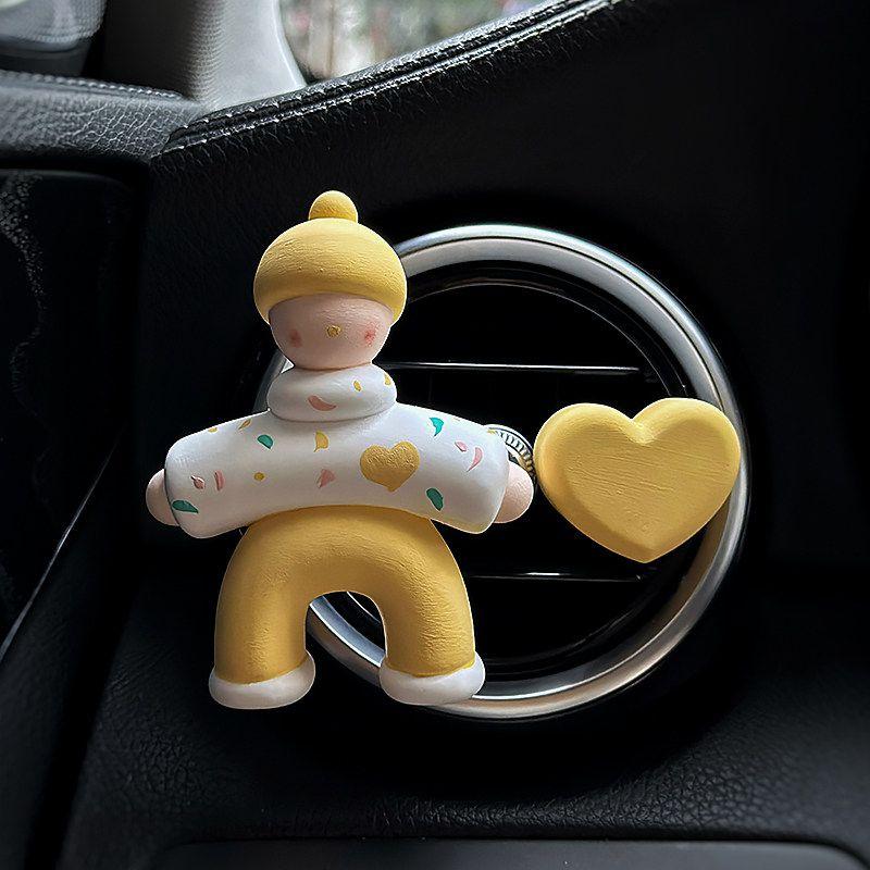 2024 New Arrival Creative Car Aromatherapy Perfume Car Vent Decoration Fragrant Stone Car Interior Decoration Ornament Gift