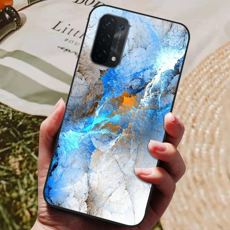 Чехол для Oppo A54 5G Силиконовая задняя крышка Чехол для телефона для Oppo A54 5G CPH2195 Чехлы Мягкий бампер coque для OPPOA54 A 54 5G 6,5 дюйма