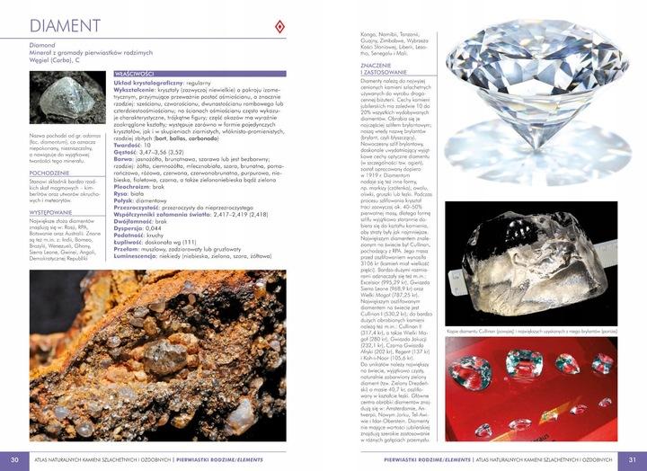 Atlas Naturalnych Kamieni Szlachetnych I Ozdobnych 120 Minerałów I Skał Tw