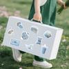 50Pcs/Set Baby Blue . Coastal Aesthetic Stickers DIY Fashion Waterproof Doodle Decals Stickers