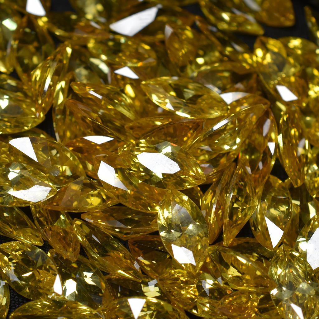 Yellow Color Marquise 30 Pcs Natural sapphire Loose Gemstone 7x5 mm