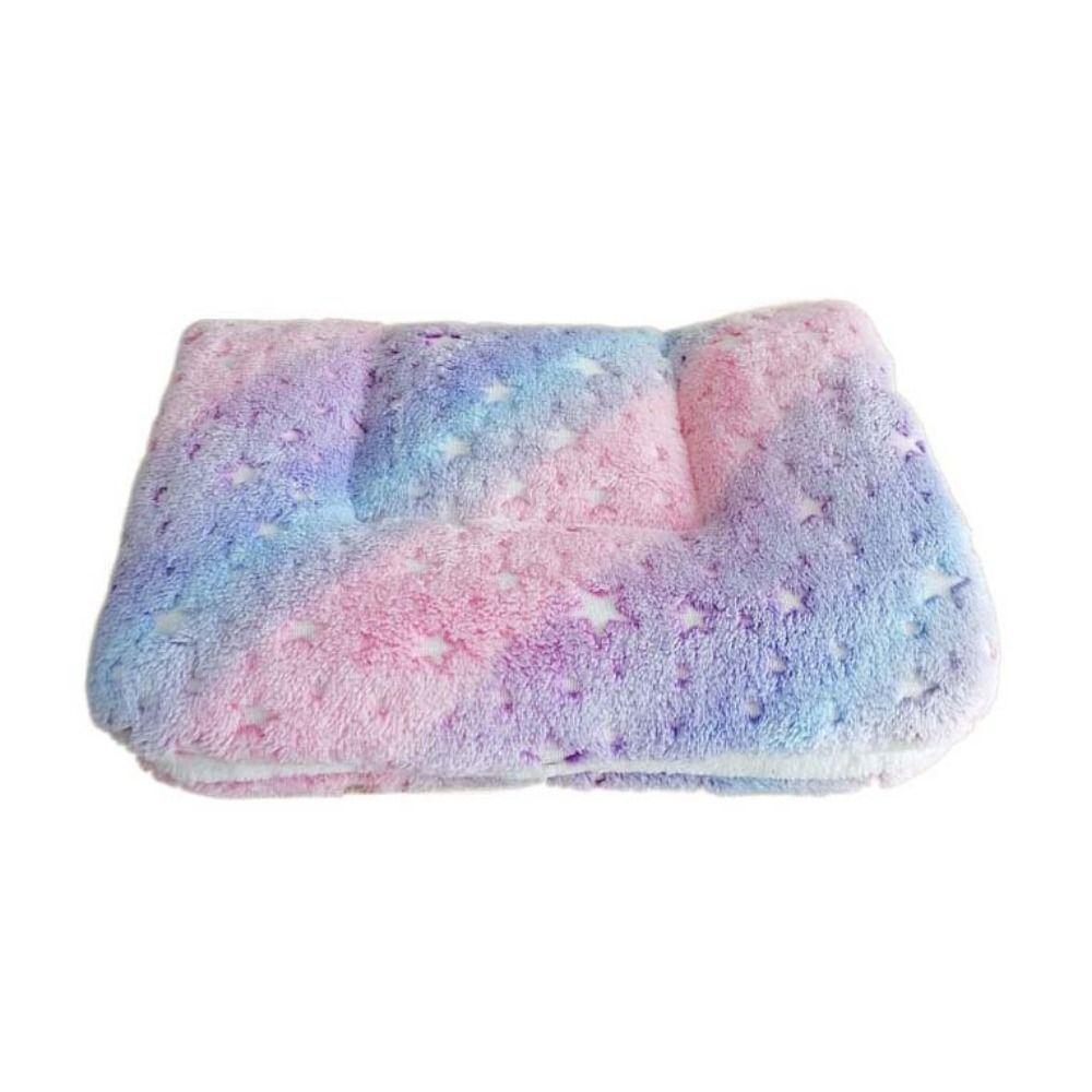 Soft Flannel Pet Mat Flannel Dog Blanket Mat Cat Cover Blanket Dog Thicken Sleeping Mat  Winter