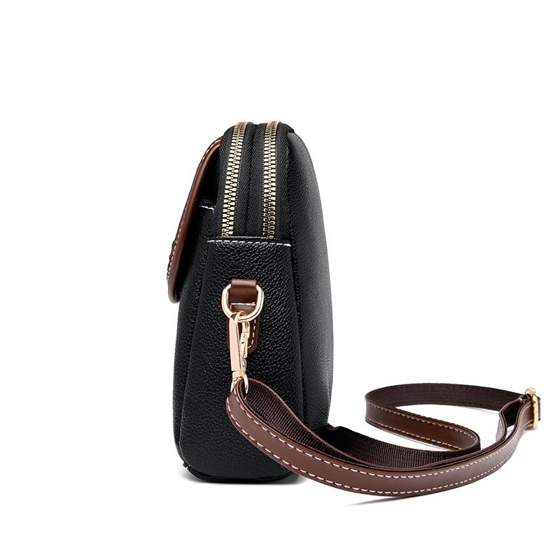 Мини квадратные сумки Сумка Универсальная сумка через плечо Повседневная модная кожаная сумка Сумка для мобильного телефона для женщин