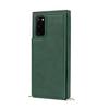 Dual Button Card Holder Wallet Phone Case for Samsung Galaxy S25 Ultra S24 Plus S23 FE S22 S21 S20 Note 20 Bracket Leather Cover