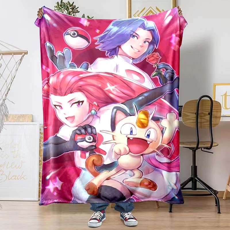 A Pikachu-patterned Blanket Is Perfect for Laying on A Bed or For Various Other Occasions, Making It A Perfect Gift Choice.