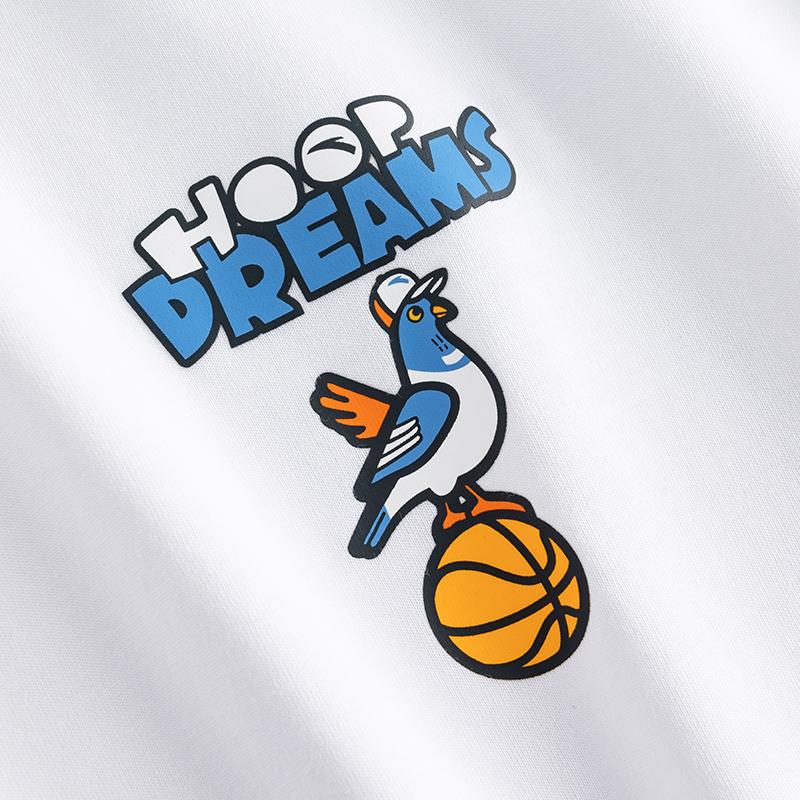 Anta Campus Basketball Fashion Удобная дышащая футболка с коротким рукавом унисекс 152531123-1