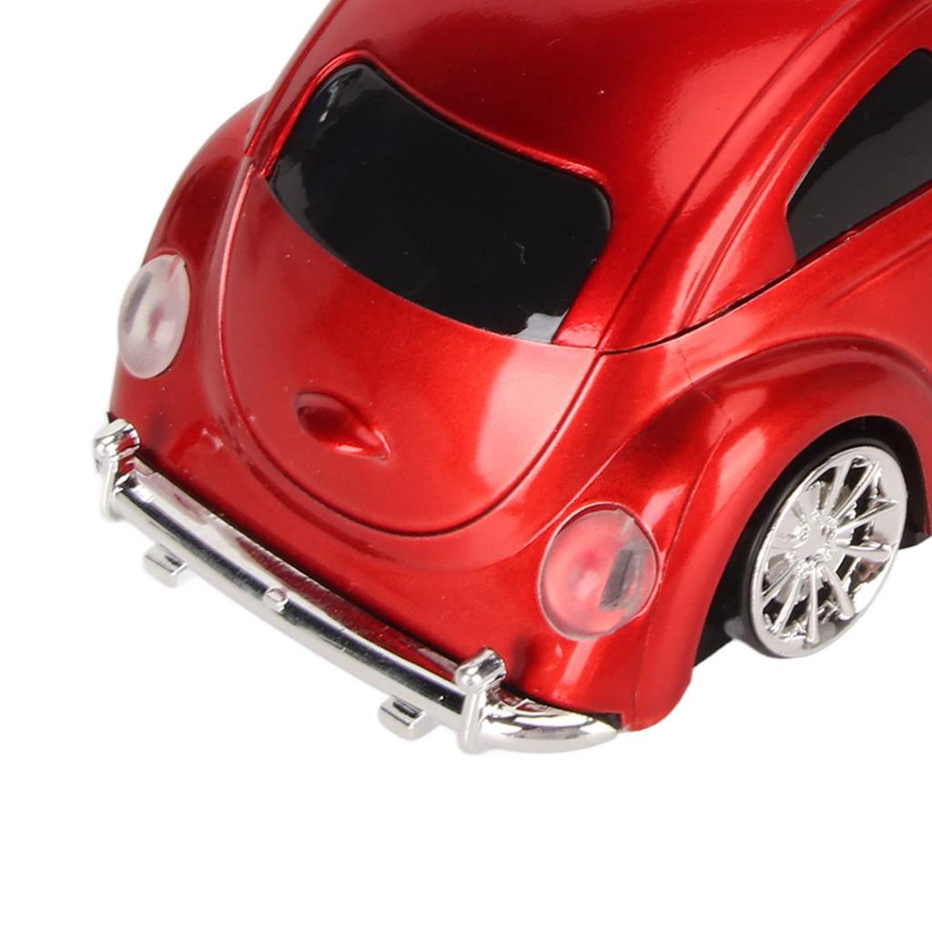 Jectse 1600 DPI 2.4GHz Wireless Gaming Mouse, Sports Car Design, LED, USB Receiver, Auto Sleep, for Laptops and Desktops