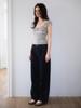 ROSEFRANTZ Rose Dot Shirring Sleeveless [Gray]