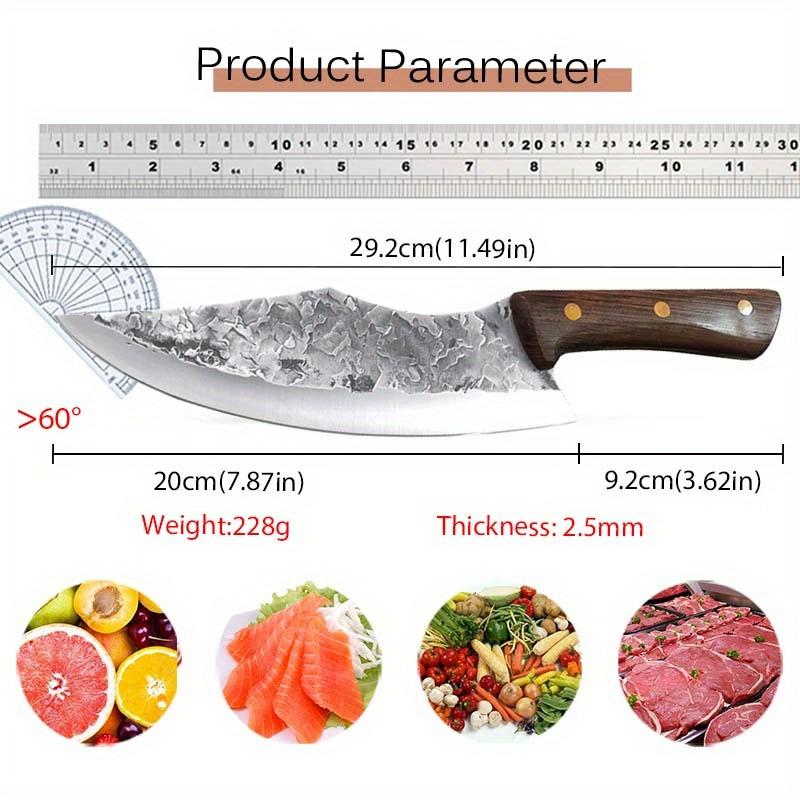 Forged Boning Knife Multipurpose Professional Kitchen Chef Knife Stainless Steel Knife Butcher Knife