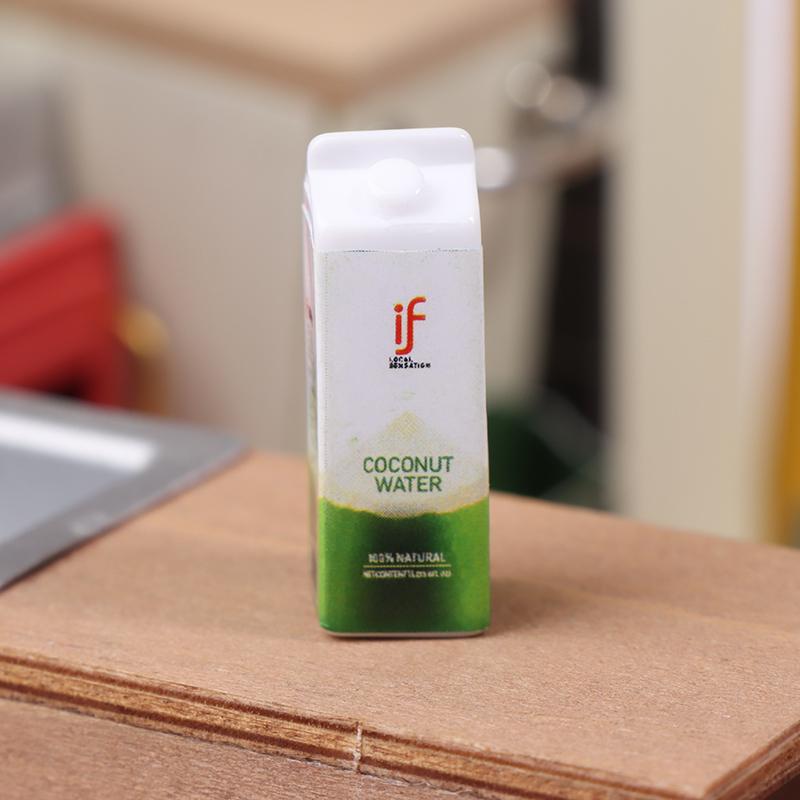 5Pcs 1/12 Dollhouse Simulation Fruit Juice Model Dollhouse Miniature Drinks Bottle Dolls House Kitchen Play Toys Accessories