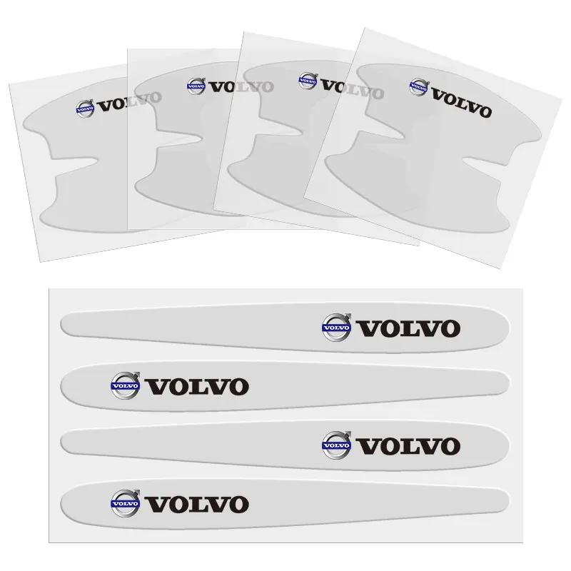 Car Door Bowl Handle Protector Stickers Transparent Anti-scratch Film For Volvo V50 XC60 V40 XC90 S60 XC40 V60 V70 S90 Olestar