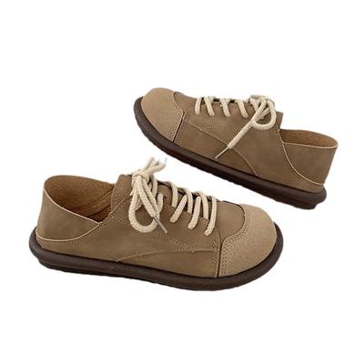 Модная 2024 Брендовая обувь для женщин Туфли-балетки с круглым носком для женщин Весенние обычные туфли на плоской подошве Однотонные женские повседневные туфли на плоской подошве Zapatos