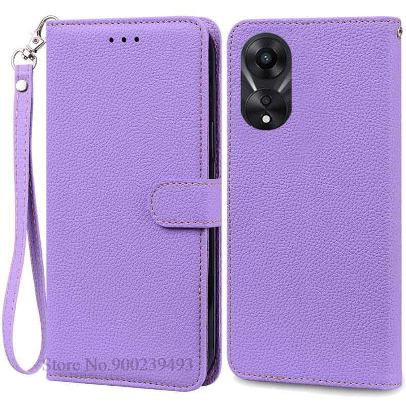 For OPPO A78 5G Case Soft Silicone Leather Wallet Case For OPPO A58 5G A 78 Phone Case For OPPO A78 5G Cover Coque Fundas Etui
