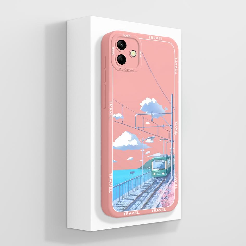 Для Samsung Galaxy A04 A04E M04 M 04 чехол для телефона Роскошный модный мягкий жидкий силикон квадратный протектор экрана сумка для телефона матовый для Samsung бампер