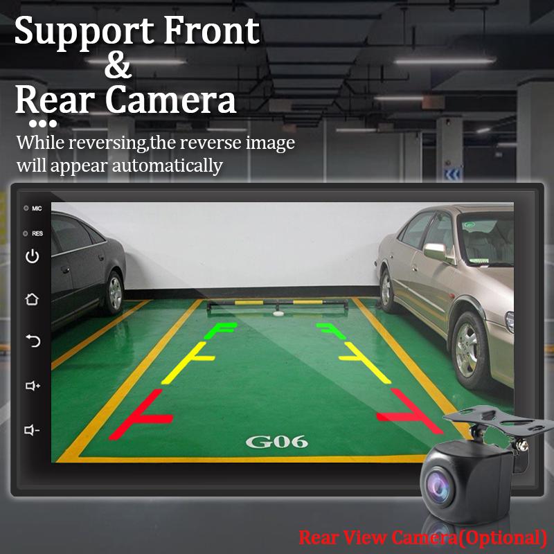 Автомобильный Android-радио 2 Din 7-дюймовый мультимедийный видеоплеер Bluetooth GPS MAP Универсальный автоматический стерео MP5-плеер
