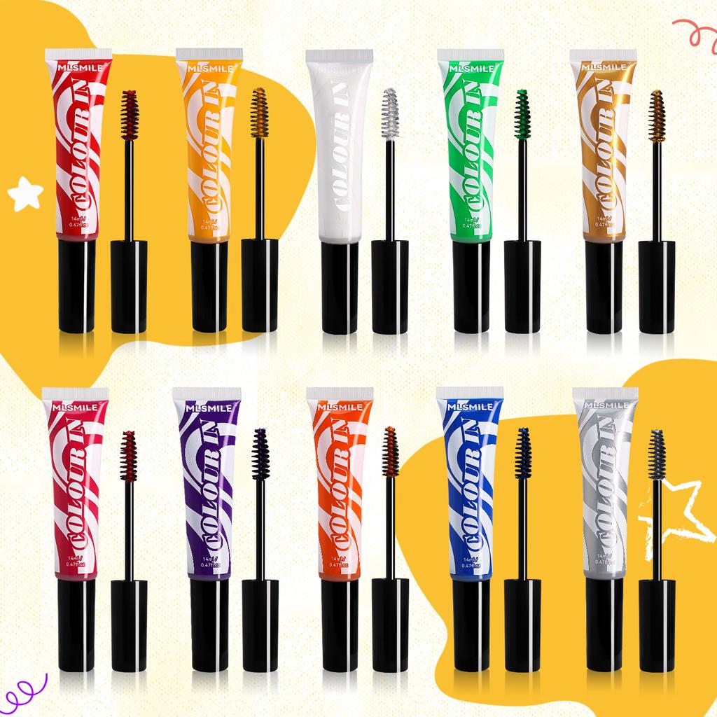 Одноразовая краска для волос красного, желтого и синего цвета, крем для бровей Cos Stage Makeup