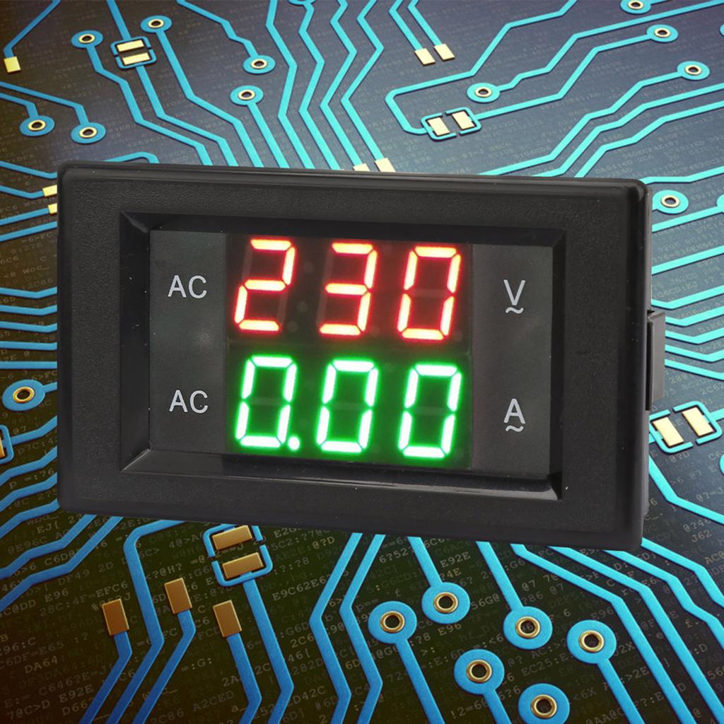 YB4835VA Цифровой дисплей AC 500V50A светодиодный амперметр вольтметр