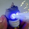 Keychain Owl Motorcycle Car Key Chain Sound Light LED Flashlight Key Ring Holder Bag