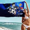 Anime Blue Lock Microfiber Blanket Quick Drying Beach Towels Oversized Printing Super Absorbent Pool Towel Blanket