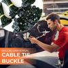 Cable Straps Heavy Duty Nylon Cable Tie Buckle With Pin Button Design For Car Repair Self-locking Zip Ties Holder Tool