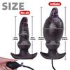 Дильдо Монстр Надувной Животный Пенис Анальная Пробка Хвост Фэнтези Собачий Узел Дильдо Анальная Пробка Фетиш Игрушки для Взрослых для Мужчин Женщин