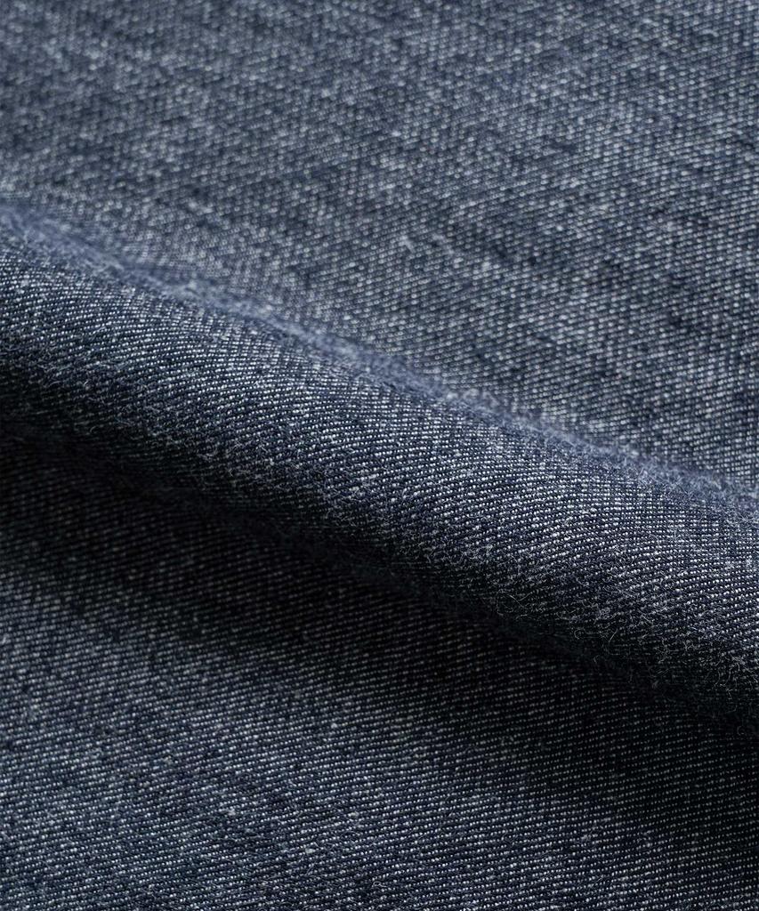 Mannergram [Imported Fabric] Indigo Fatigue Jacket
