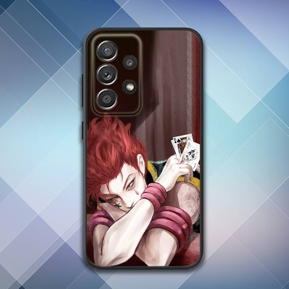 Чехол для телефона с аниме-персонажем Хисока М. Морроу для Samsung S25, S24, S21, S22, S23, S30, Ultra, S20, Plus, Fe, Lite, Note, 10, 9, 5G Черный