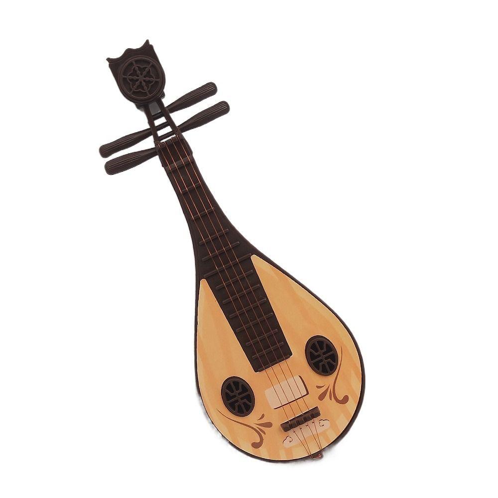 Decoration Props Retro Bjd Doll Accessories Plastic Flute Guzheng Doll Photo Props  Children