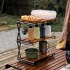 ZISIZ Foldable 3-Layer Outdoor Storage Rack