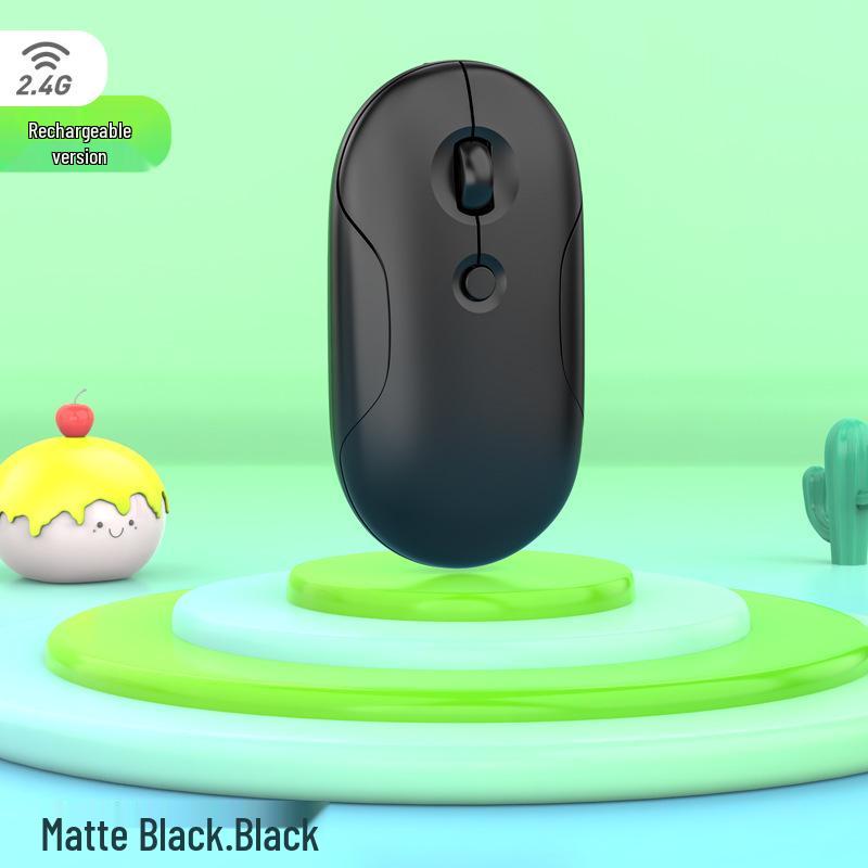 Бесшумная Bluetooth-мышь Cobblestone с двойным режимом 2,4G и печатью логотипа