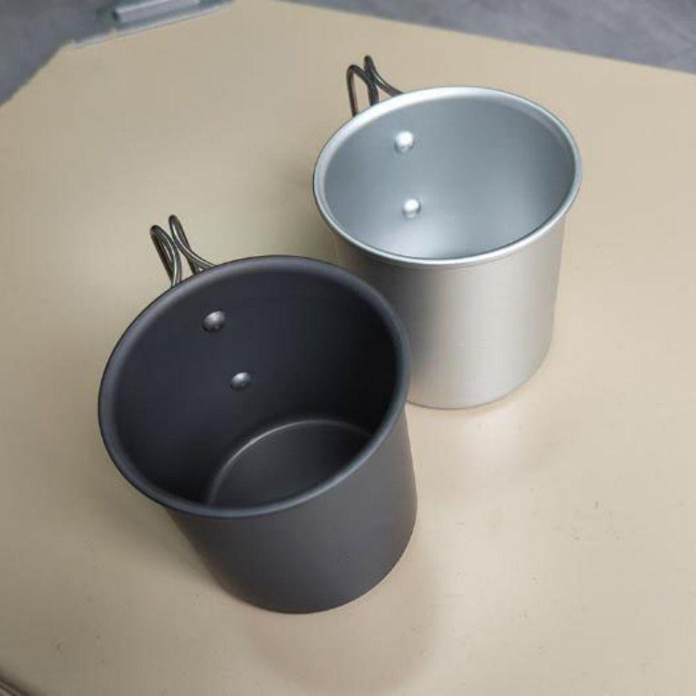 2 Colors Folding Water Cup Can Hold Boiling Water Outdoor Camping Cup Camping Picnic