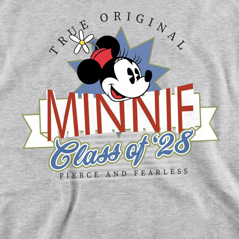 Disney Classics Unisex Adult Class Of 28 Minnine Mouse Sweatshirt