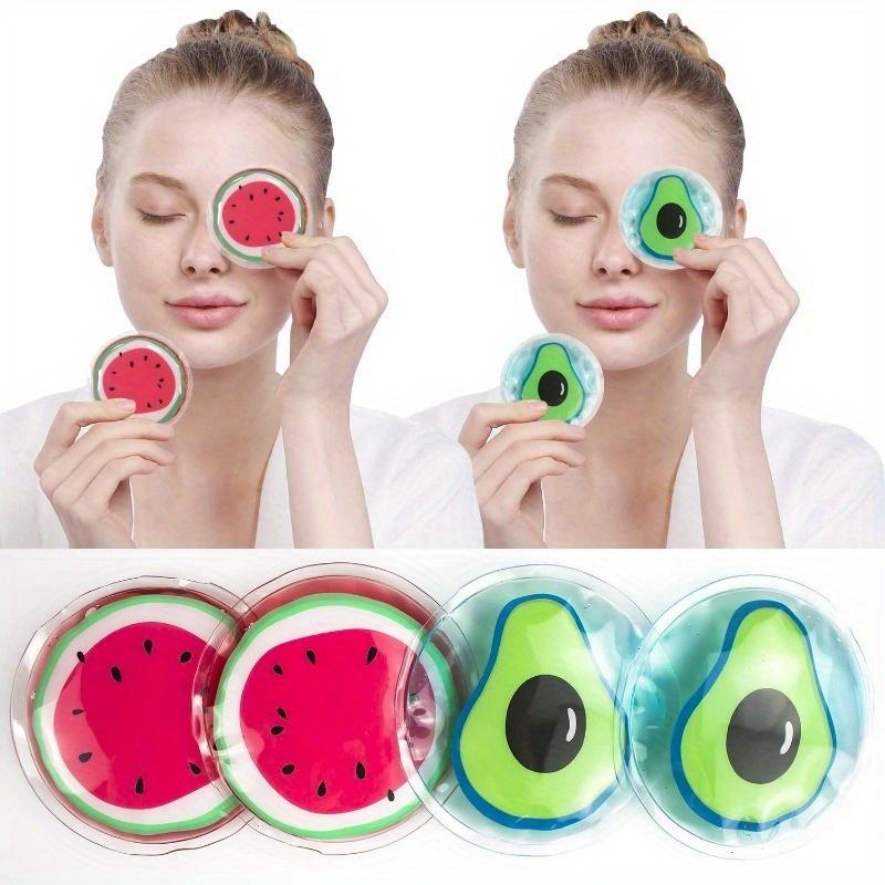 Гелевый пакет со льдом, многоразовые охлаждающие подушечки для глаз и пластыри под глазами, охлаждающий пакет для глаз, для снятия боли и покраснения, расслабления глаз