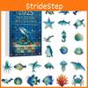 Christmas Countdown Calendar With Marine Animal Acrylic Ornaments For Holiday Decor